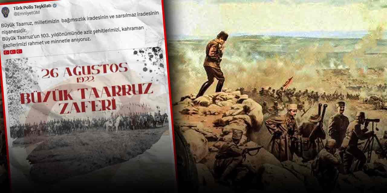 Son Dakika|   Emniyet Atatürksüz paylaşım yapmıştı! Medya Daire Başkanı görevden alındı