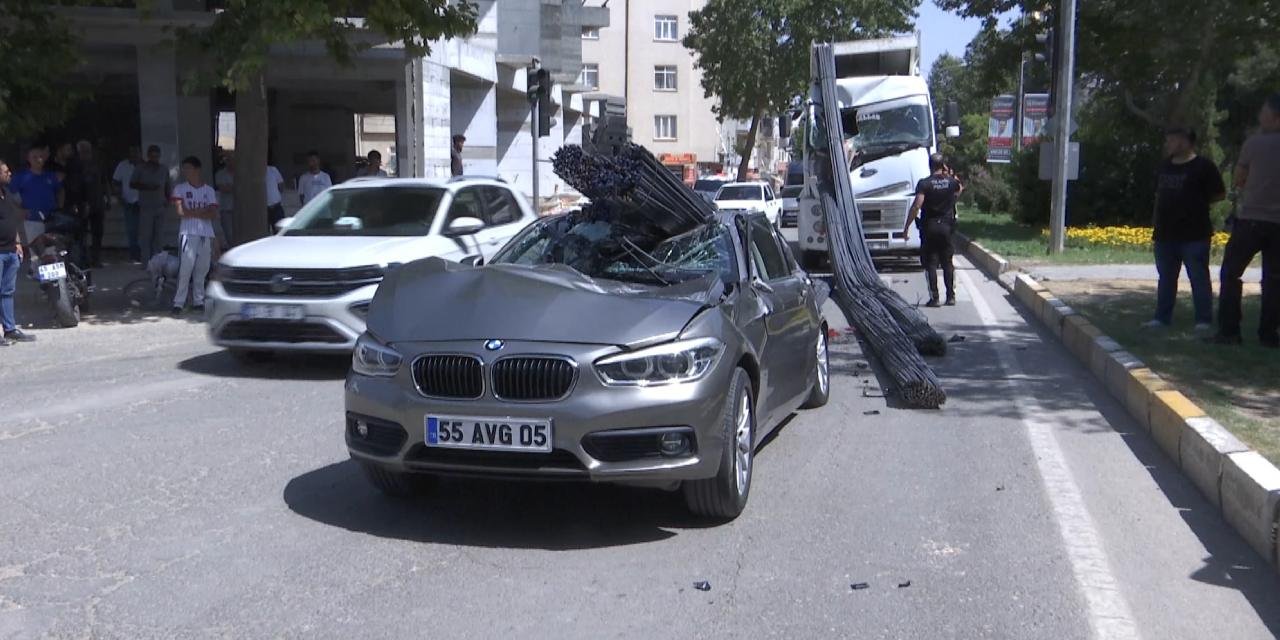 Kırmızı ışıkta fren yapan TIR facianın eşiğine getirdi