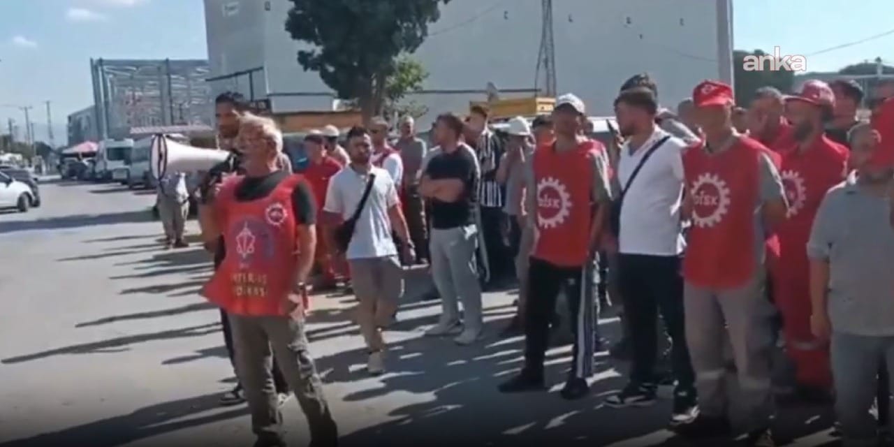 Kolin'in tersanesinde işçiler greve çıktı: Yönetim çalışanları tehdit ediyor