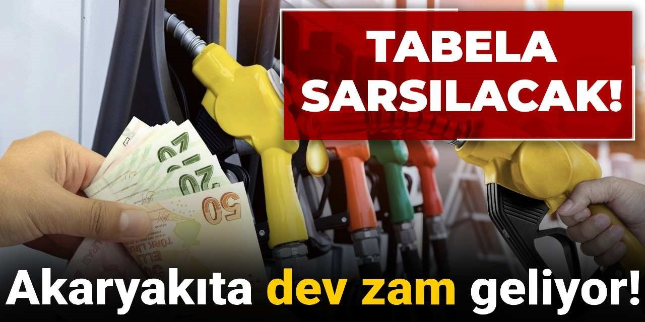Akaryakıta dev zam geliyor