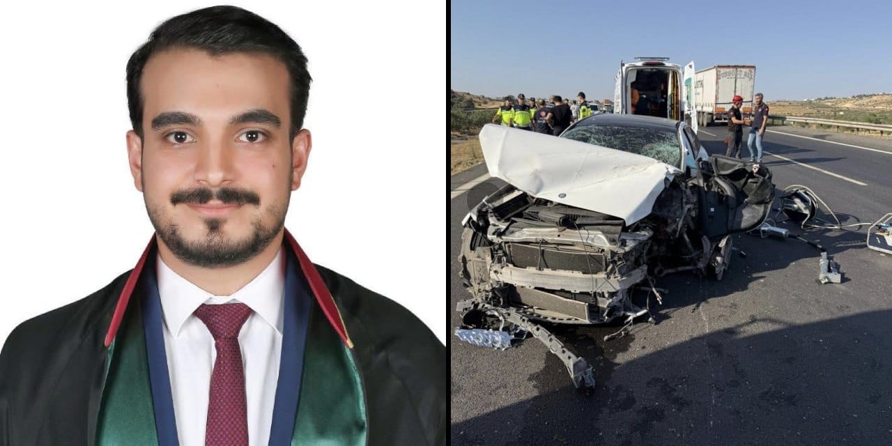 Gaziantep-Adana otoyolunda feci kaza: Genç avukat hayatını kaybetti