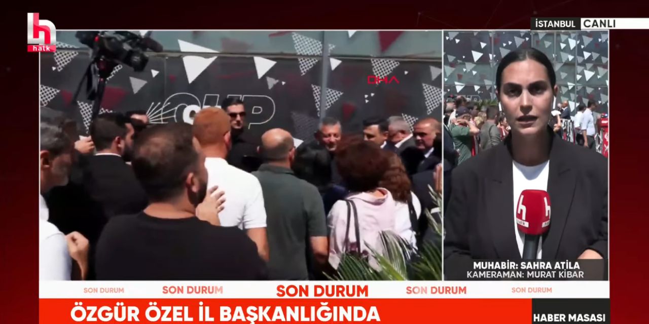 Özgür Özel İstanbul İl Başkanlığı'nda