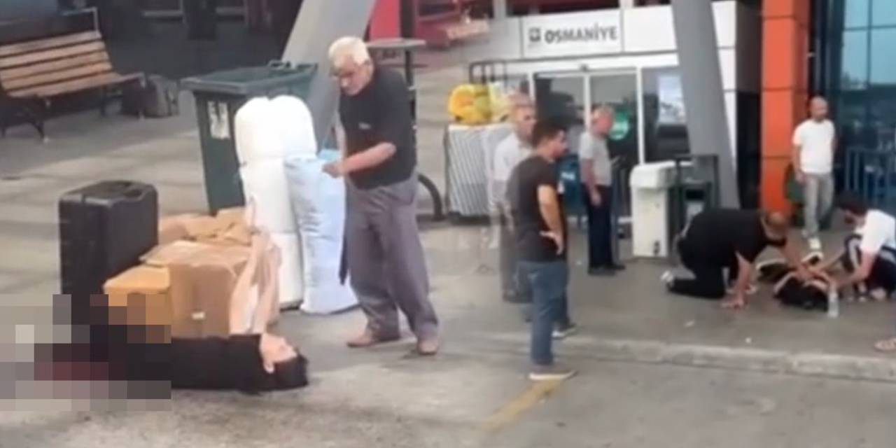 Otogarda dehşet anları! Baba kızını tüfekle vurdu