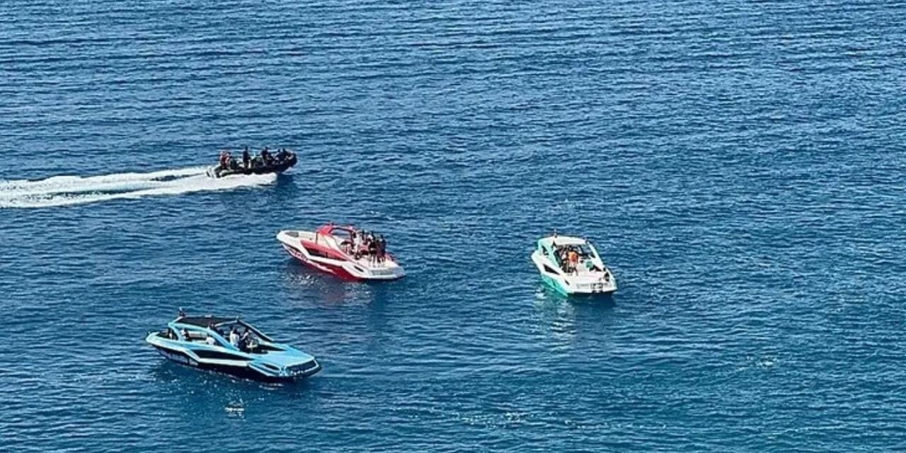 Antalya'da falezlerden düşen kadın için arama sürüyor