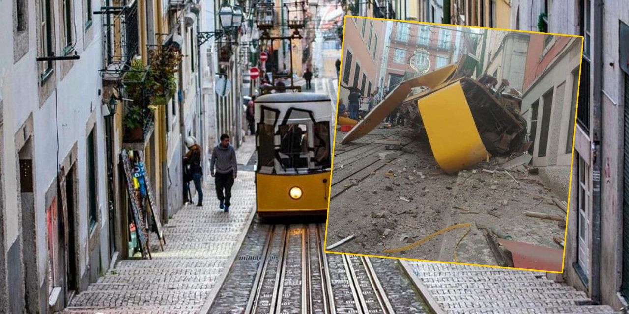 Portekiz'de katliam gibi kaza! Turistik füniküler binaya girdi: En az 15 ölü