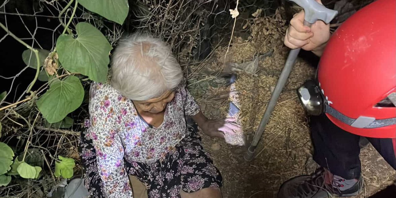 Kaybolan 86 yaşındaki kadın 20 saat sonra bulundu