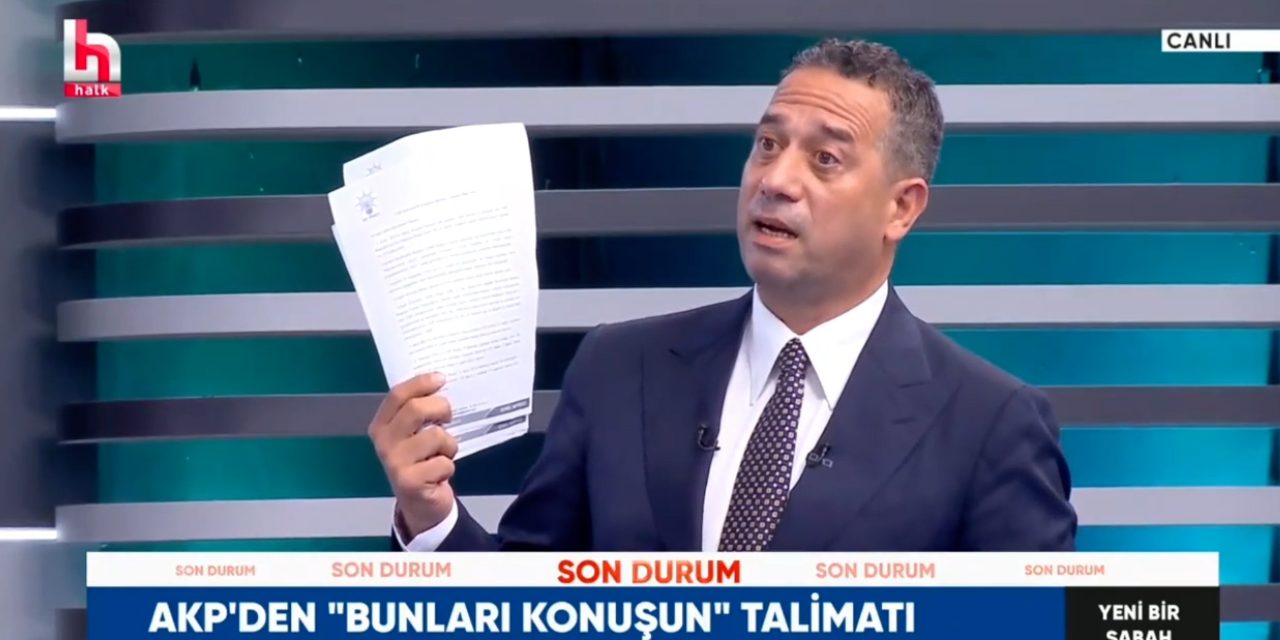 Ali Mahir Başarır Halk TV'de açıkladı! İşte AKP'nin beş sayfalık 'kayyum' talimatı
