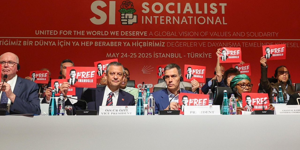 Sosyalist Enternasyonal'den kayyuma tepki