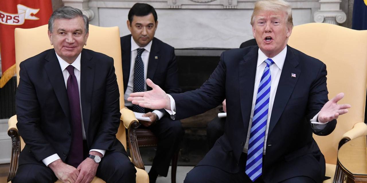Trump elini Özbekistan'a da attı