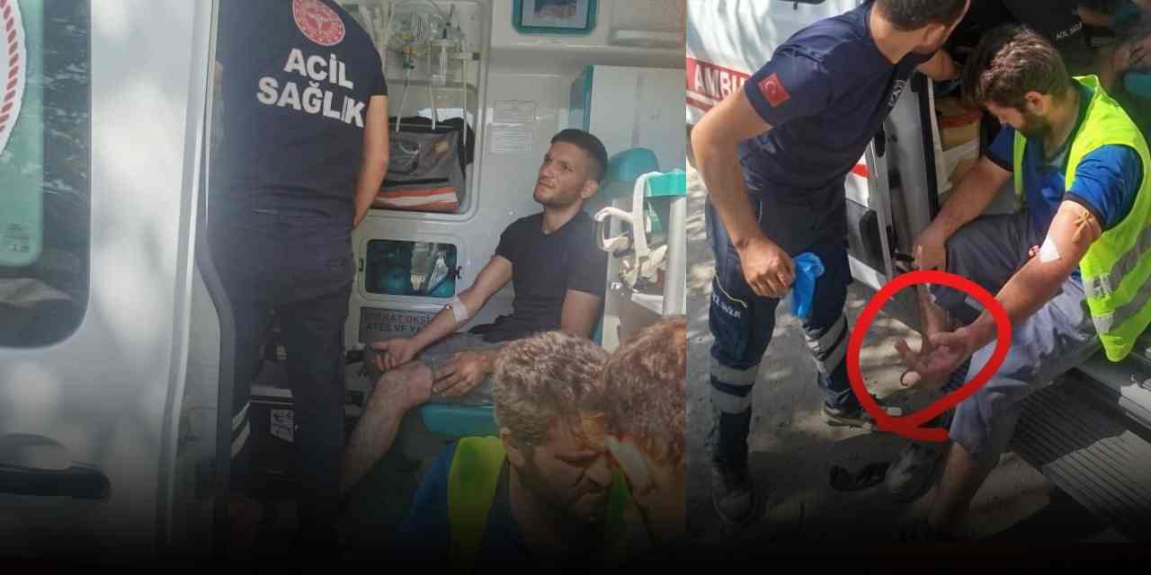 Sen misin alacağını isteyen? Haklarını isteyen inşaat işçilerini hastanelik ettiler