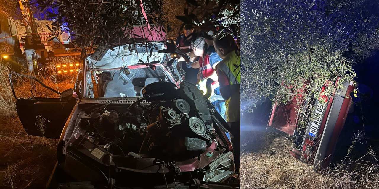 Takla atıp ağaca çarptı: 2 kişi öldü