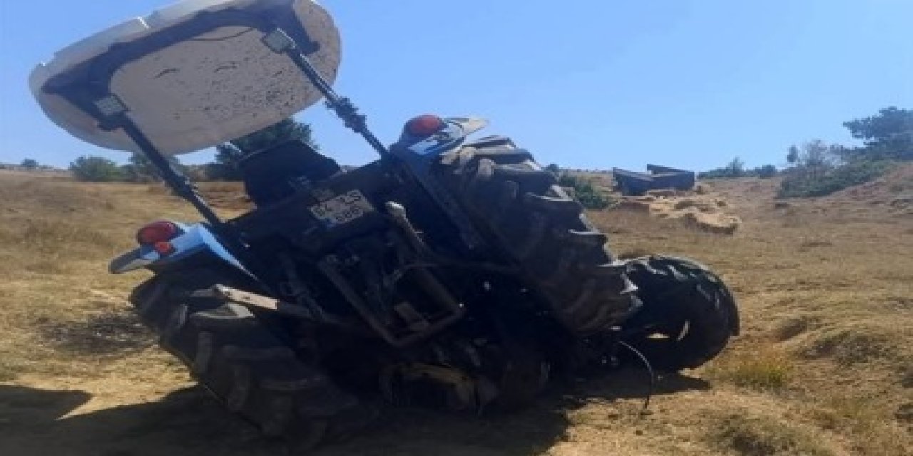 Uşak'ta traktör kazası: 1 kişi öldü