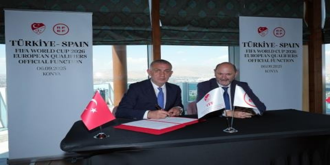 Milli maç öncesi imzalar atıldı: TFF İspanya ile anlaştı