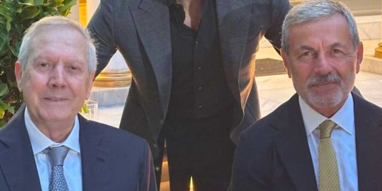 Aziz Yıldırım ve Aykut Kocaman bir arada