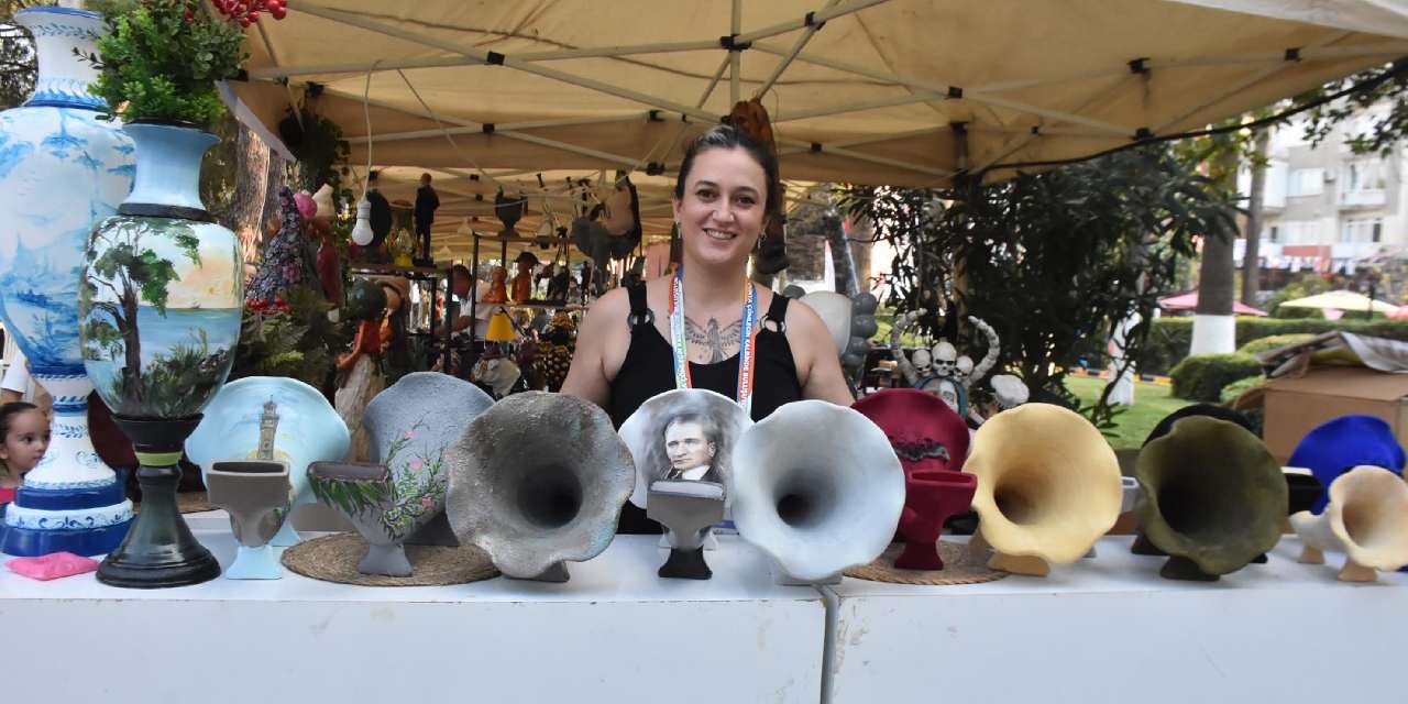 Depremzede sanatla hayata tutundu