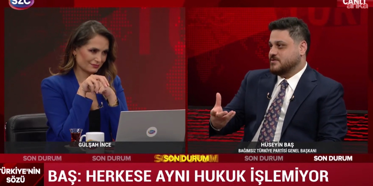 BTP lideri Hüseyin Baş'tan mahkemede 'çifte standart' isyanı