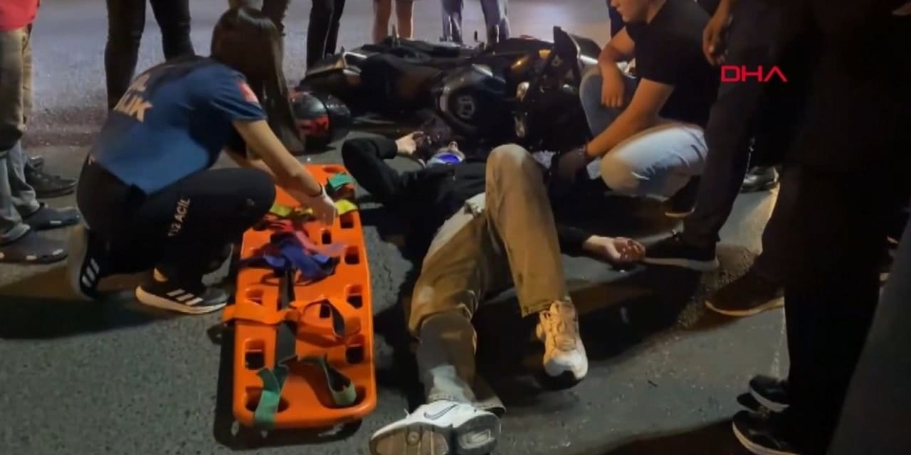 Motorsikletle otomobil çarpıştı: Sürücü yaralandı