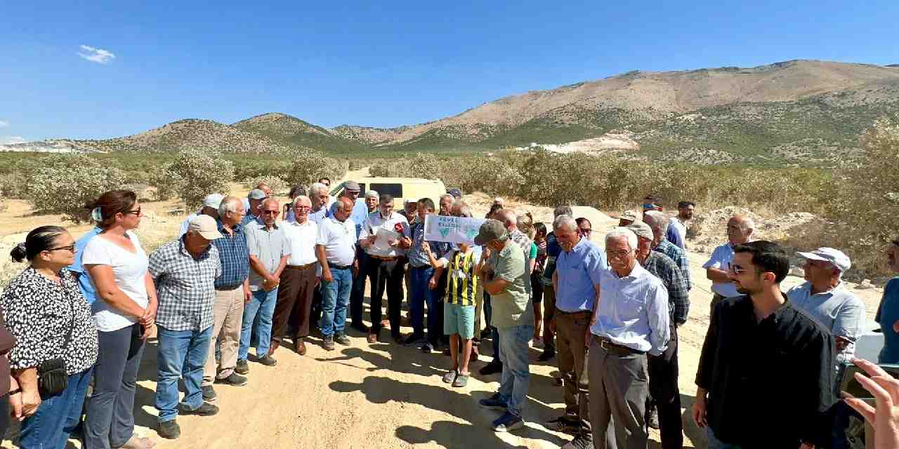 Malatya'daki köylülerden taş ocağı protestosu: Doğamıza ve yaşam alanımıza dokunmayın