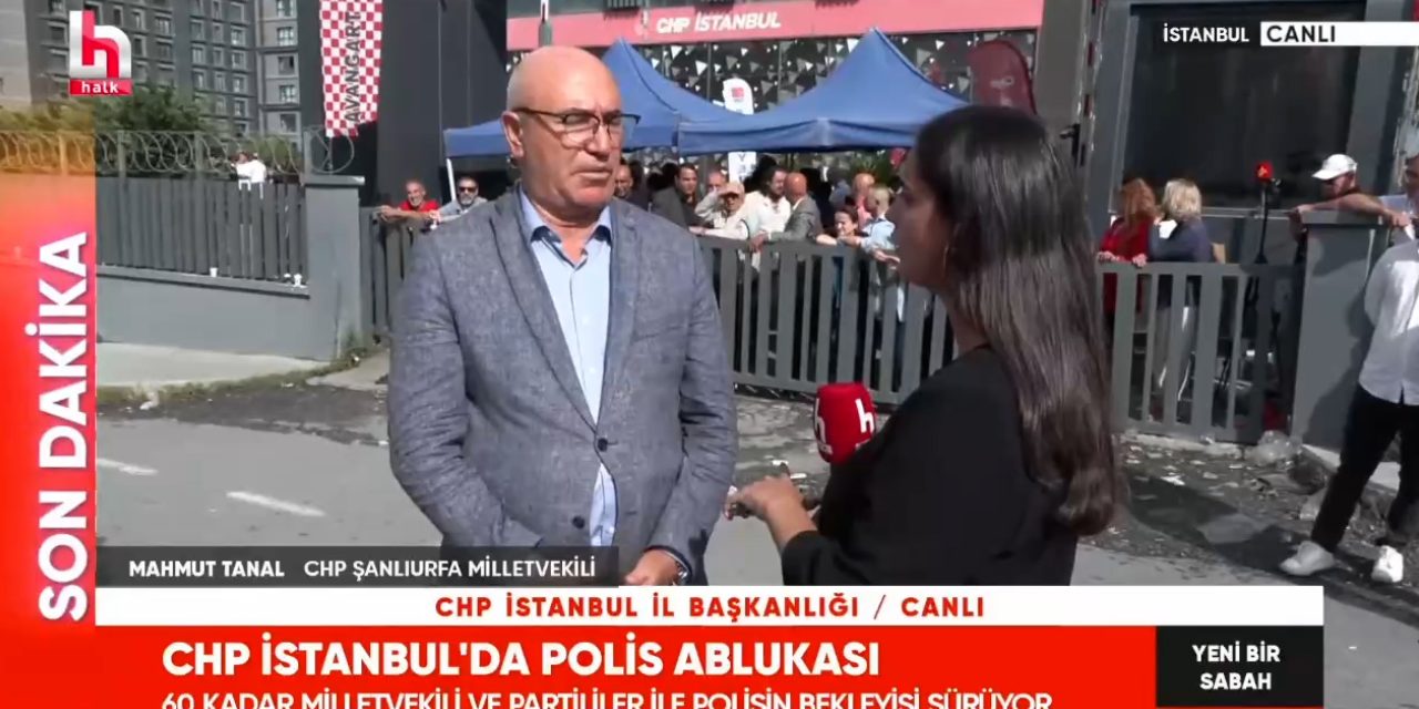 CHP İstanbul İl binasında gıda ablukası