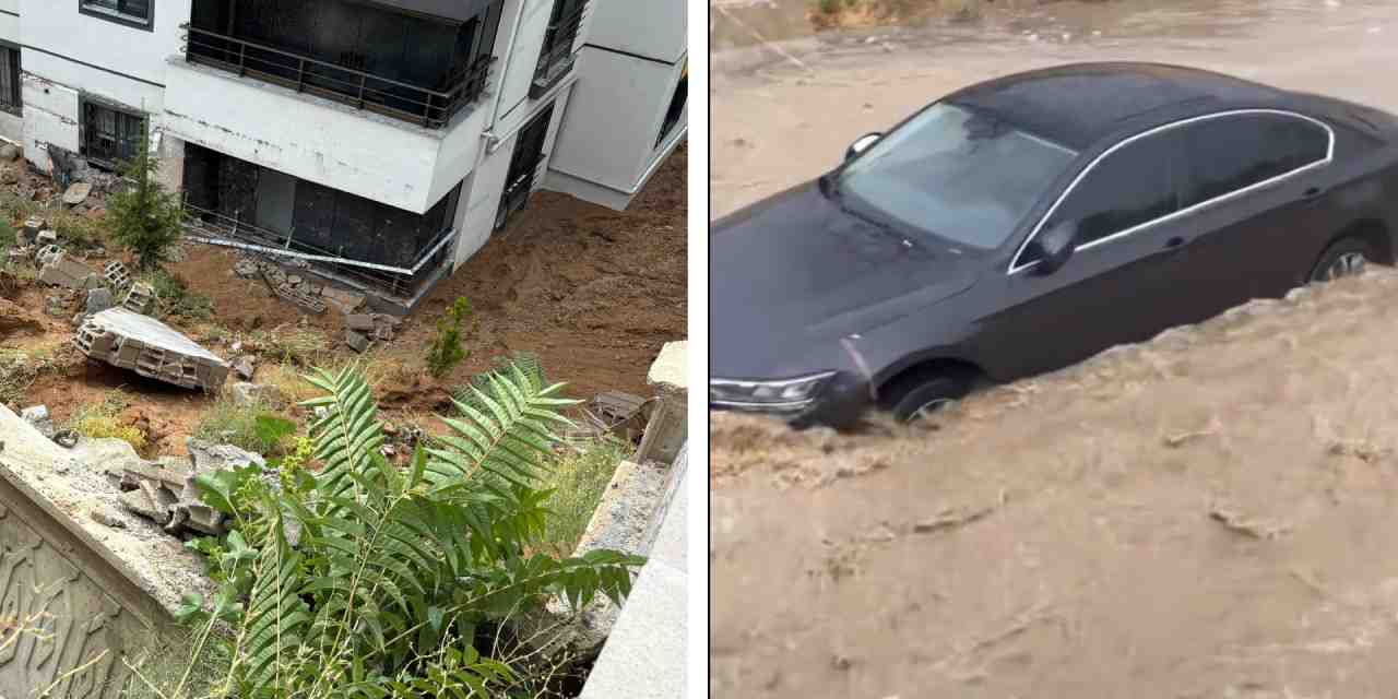 Başkent'te sağanak etkili oldu: Yollar göle döndü!