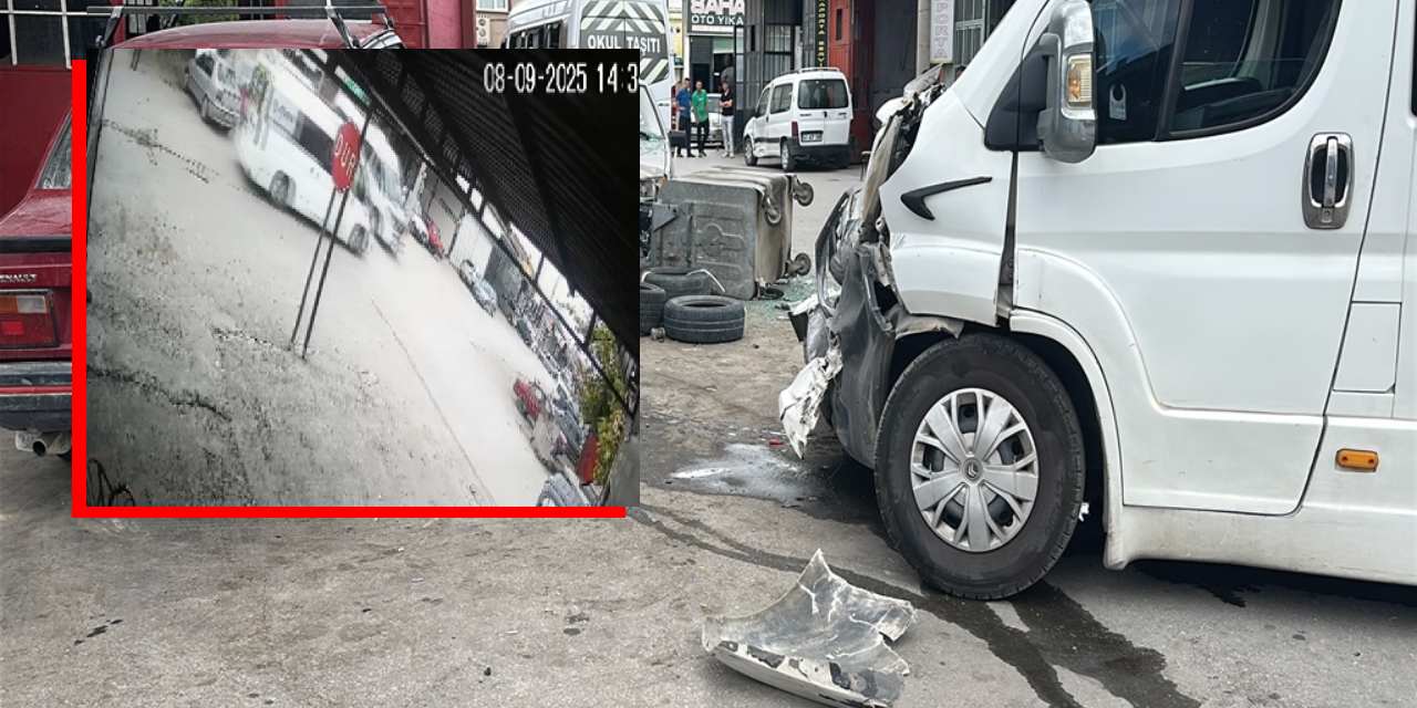 Anaokulu öğrencilerini taşıyan iki servis çarpıştı: Yaralılar var!