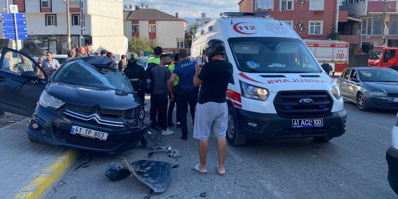Kocaeli’de freni boşalan iş makinesi dehşet saçtı