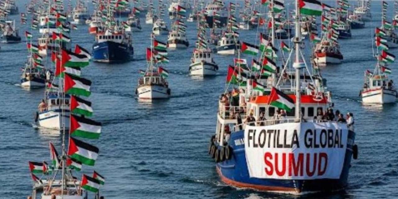 Sumud Filosu 'müdahale hattı'na yaklaştı