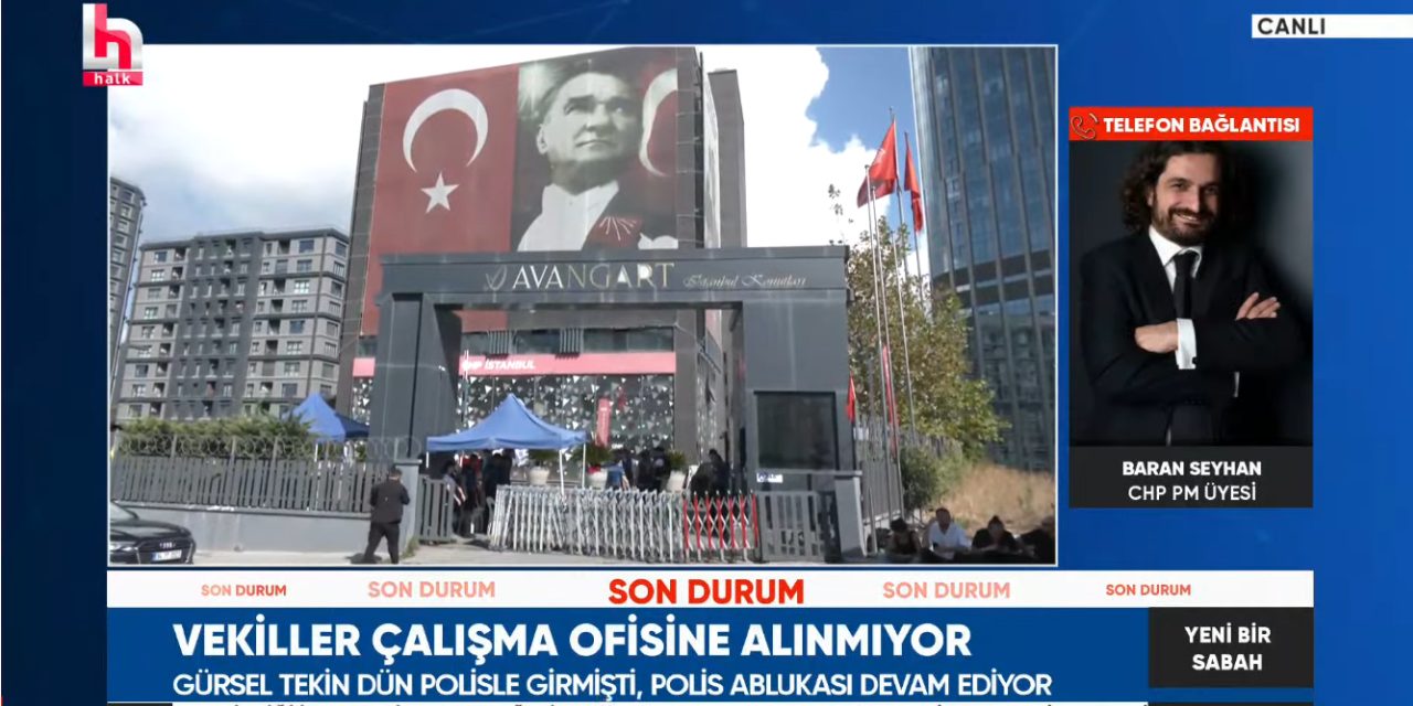 Son Dakika |  Özgür Özel'in ofisine polisten giriş yasağı! Vekillere izin verilmedi