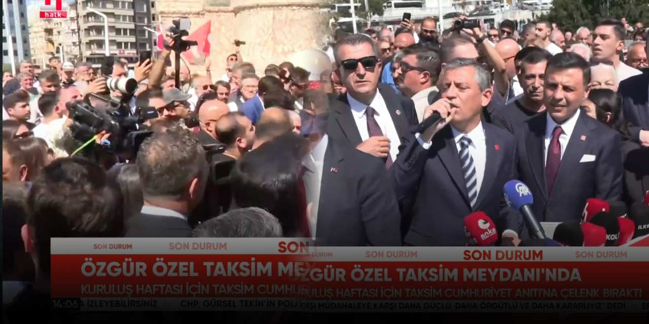 Son dakika | CHP'nin kuruluş yıl dönümü töreninde Taksim karıştı