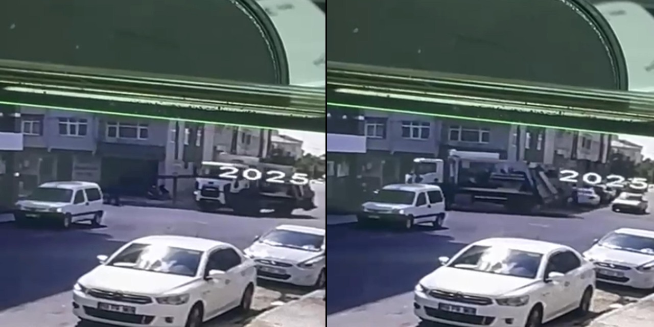 Çöp kamyonunun altında kalan adam hayatını kaybetti