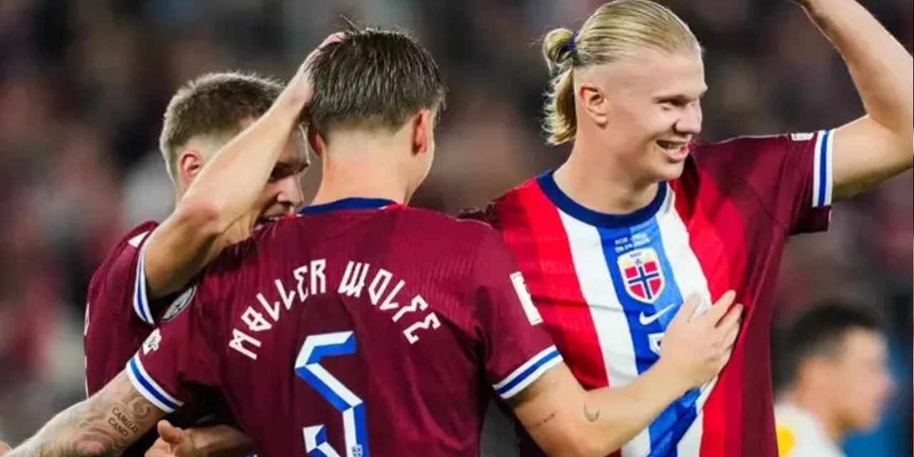 Eerling Haaland gol olup yağdı Norveç tarihi fark attı