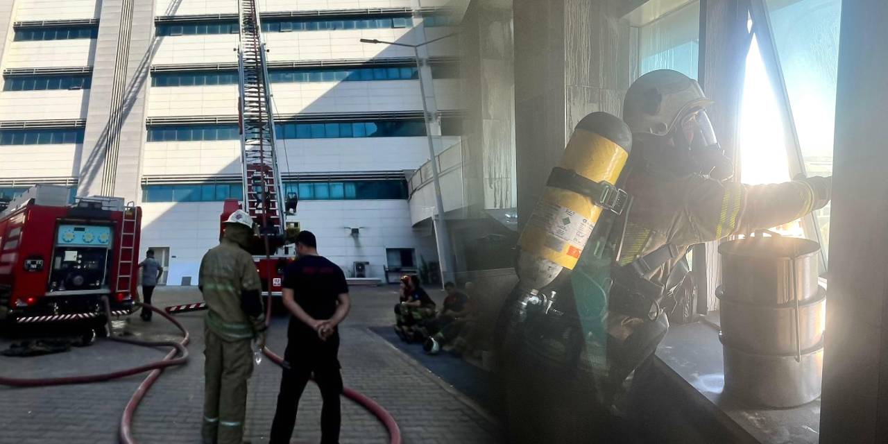 Hastanede yangın paniği! Hastalar tahliye edildi