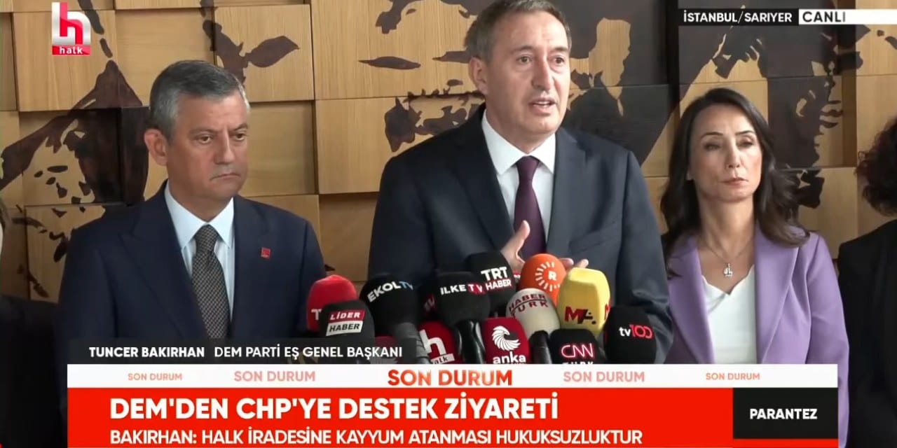Özel'in ofisinde açıkladılar! DEM Parti: Süreç bu uygulamalar ile tıkanıyor!