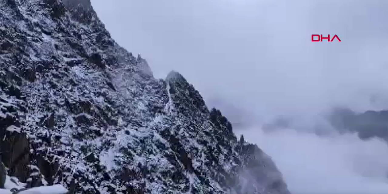 Kaçkar Dağı'nda mahsur kalan dağcılarla ilk temas kuruldu