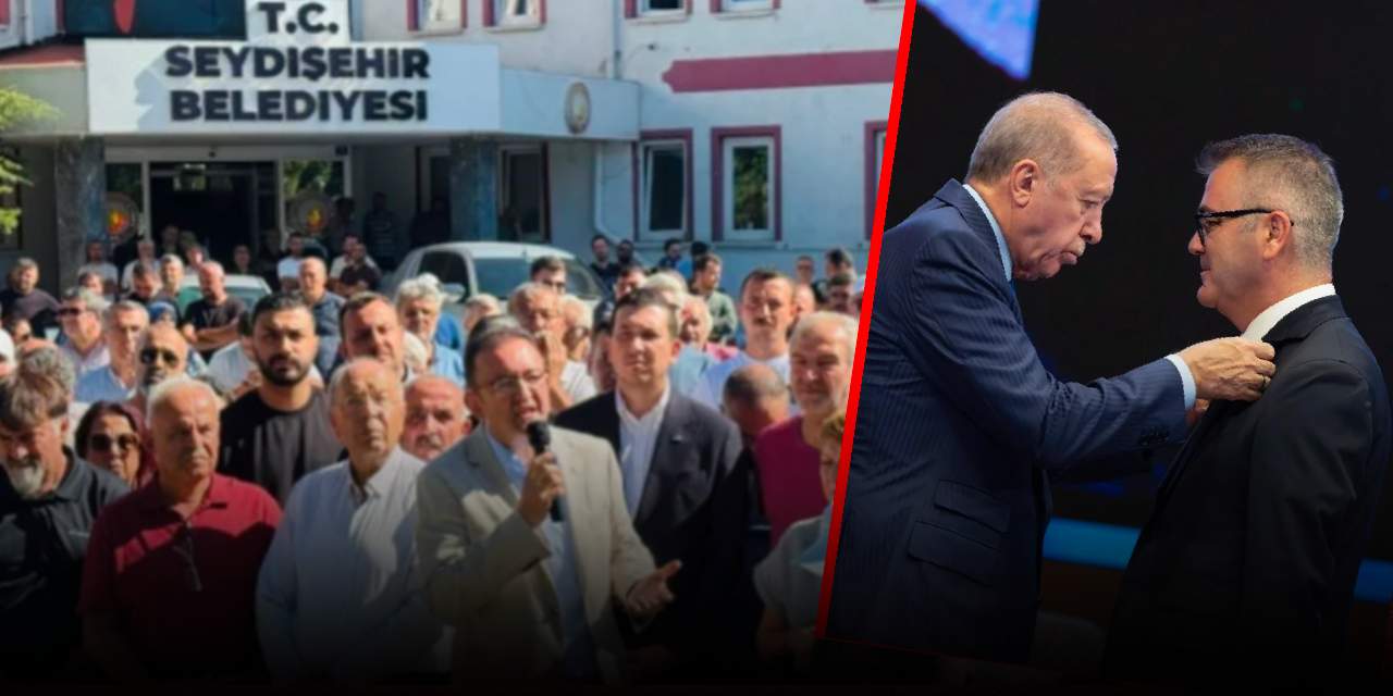 Başkan AKP'ye geçti halk belediye önünde eylem yaptı!