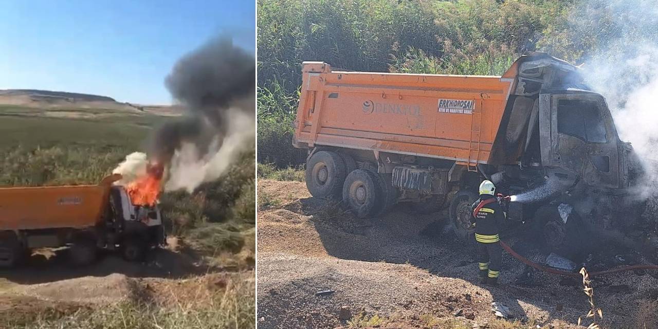 Diyarbakır'da yanan kamyondan acı haber: Sürücü hayatını kaybetti