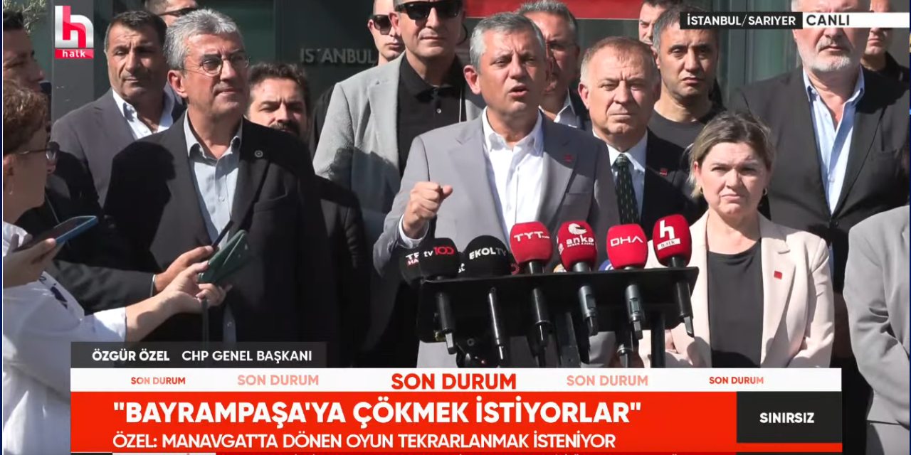 Son Dakika | Özgür Özel: Akıllarınca Bayrampaşa Belediyesi'ne çökecekler