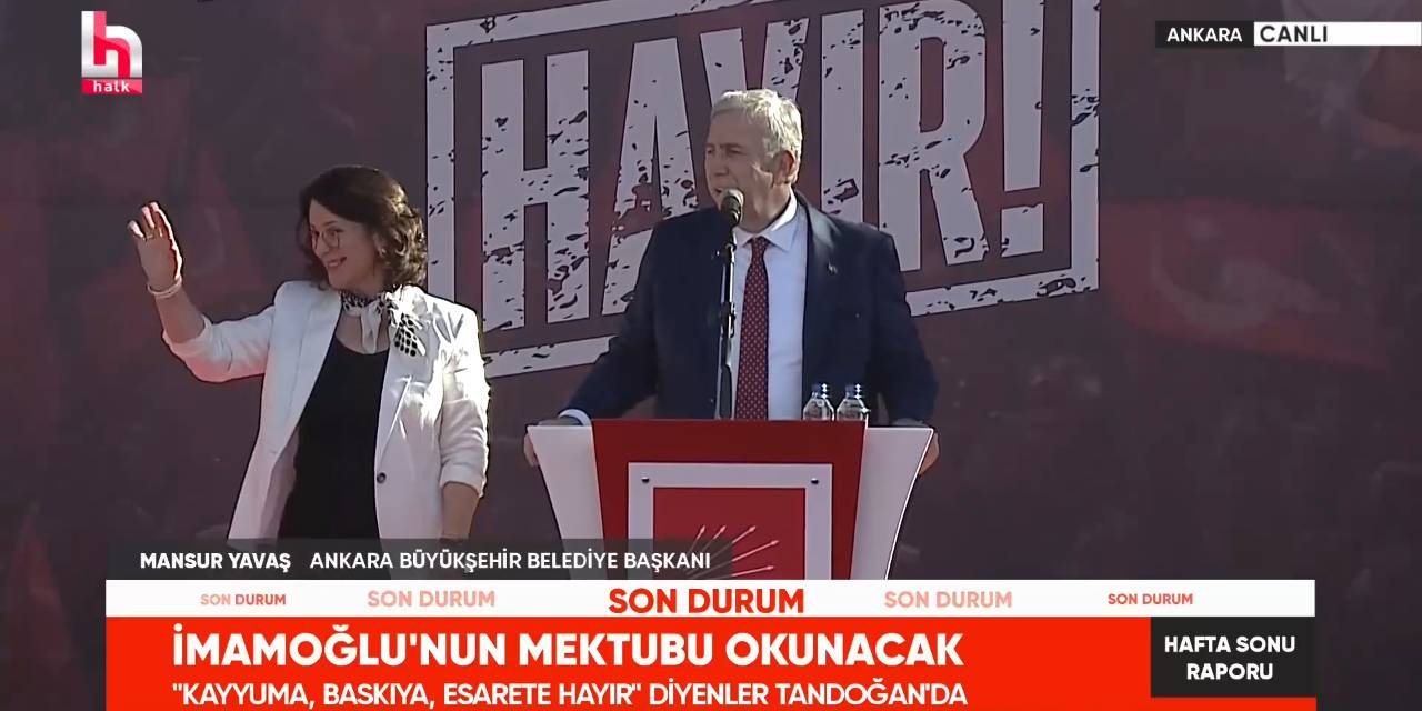 Mansur Yavaş'tan Tandoğan mitinginde kritik açıklamalar: İstifa edeceği iddia edilmişti