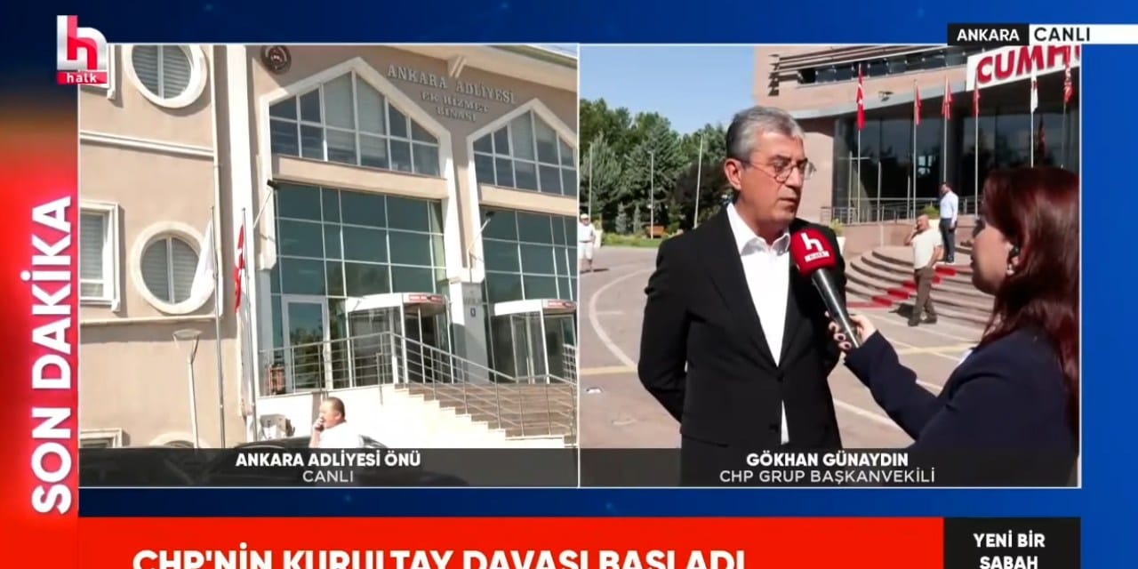 Butlan davası başladı CHP Genel Merkezi önünden 'hodri meydan' geldi! "İşte biz burdayız işte kapı burada"