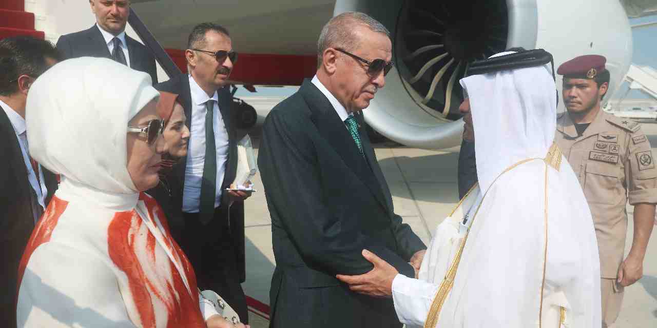 Cumhurbaşkanı Recep Tayyip Erdoğan Katar'da