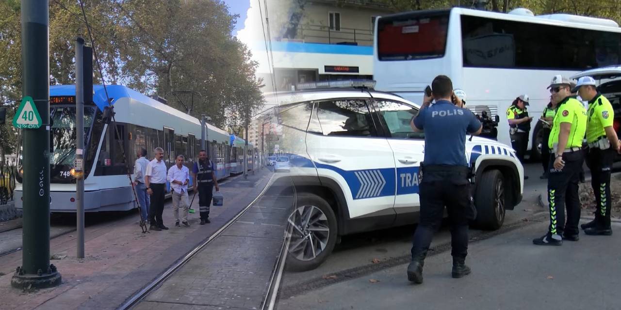 Beyoğlu’nda feci kaza! Tramvay yayaya çarptı