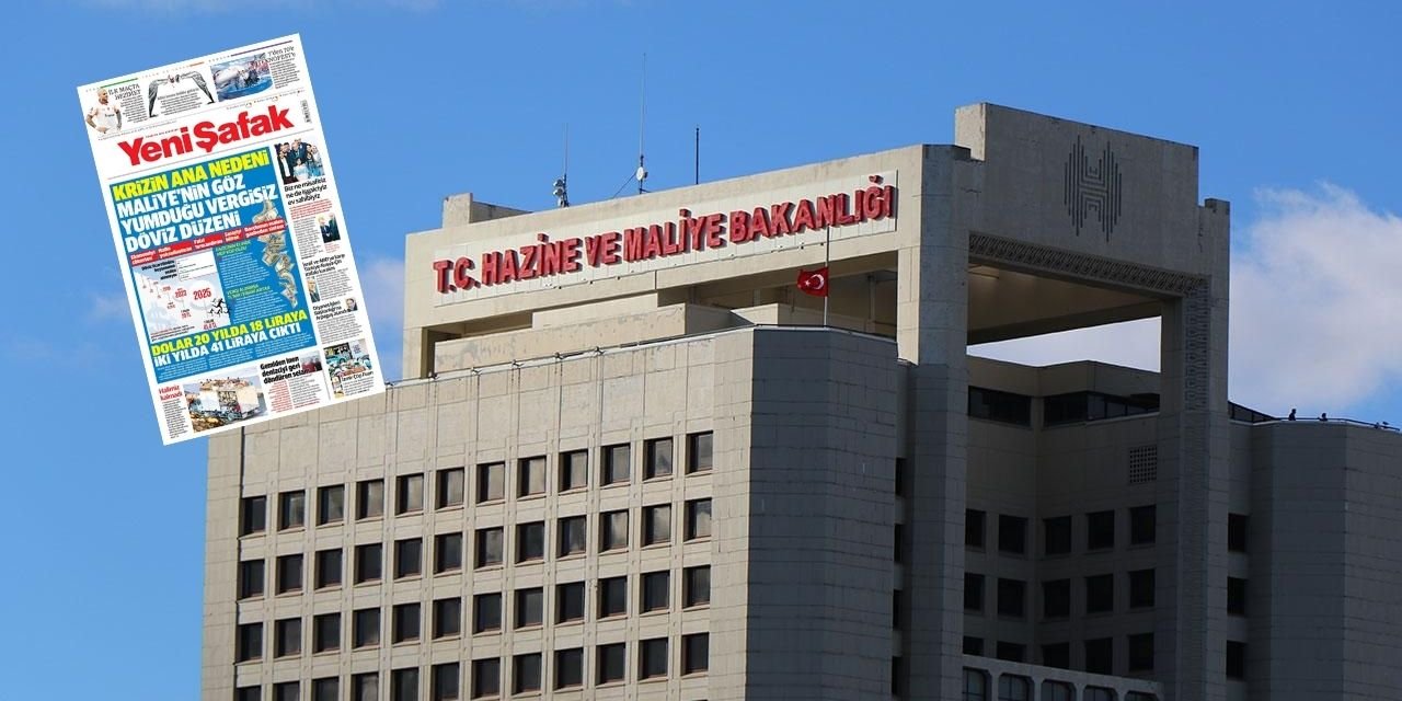 Hazine ve Maliye Bakanlığı'ndan Yeni Şafak'a jet yalanlama