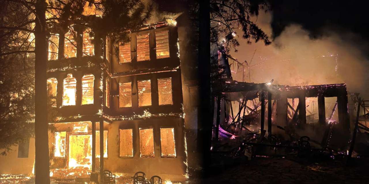 Tarihi konak enkaza dönmüştü! Yangının nedeni açığa çıktı