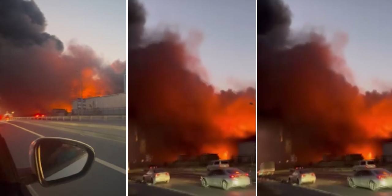 Organize Sanayi bölgesinde yangın