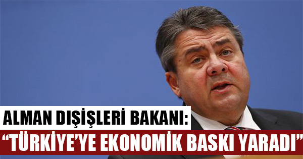Alman Dışişleri Bakanı Türkiye'ye ekonomik baskının işe yaradığını söyledi