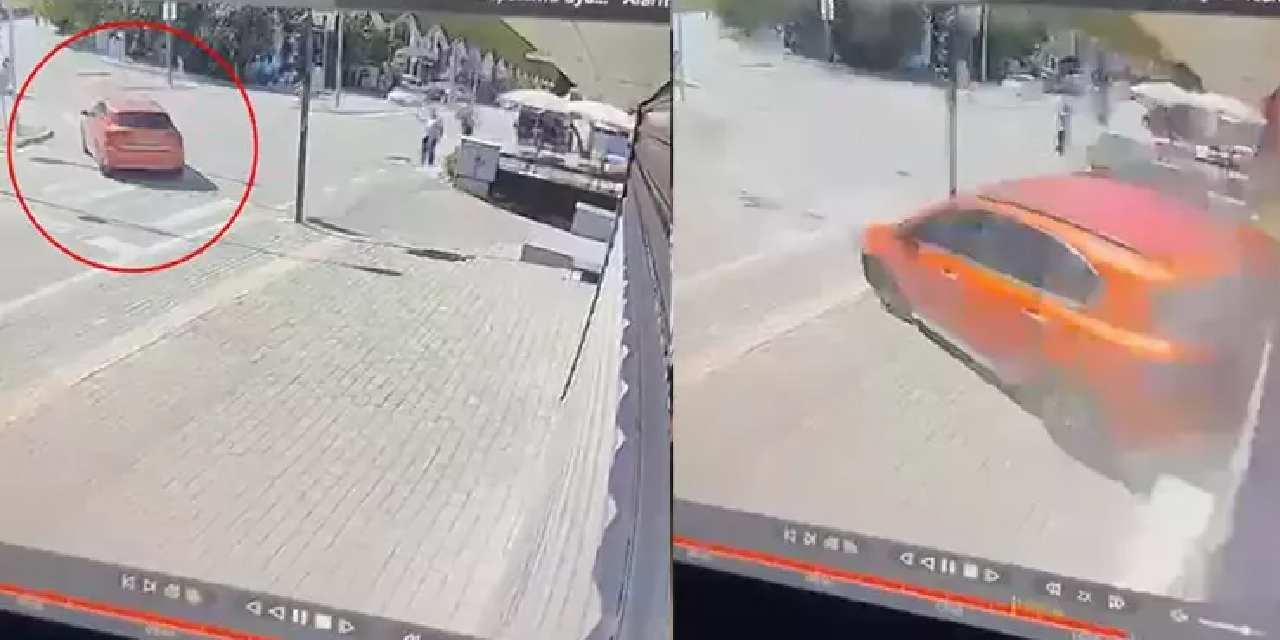 El frenini çekmeyince kuyumcu dükkanına daldı!