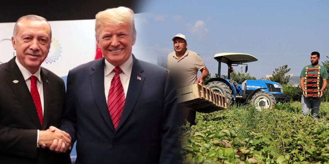 Erdoğan görüşme öncesi Trump'a jest yaptı: Fatura yine çiftçiye kesildi