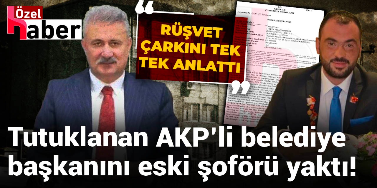 AKP’li belediye başkanın Sungur'u, makam şoförü yakmış!