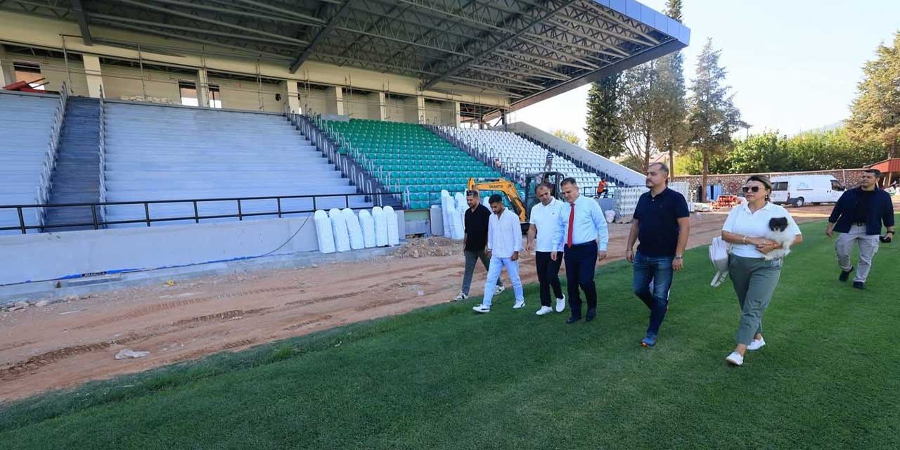 Muğla Atatürk Stadı'nda inceleme başlatıldı