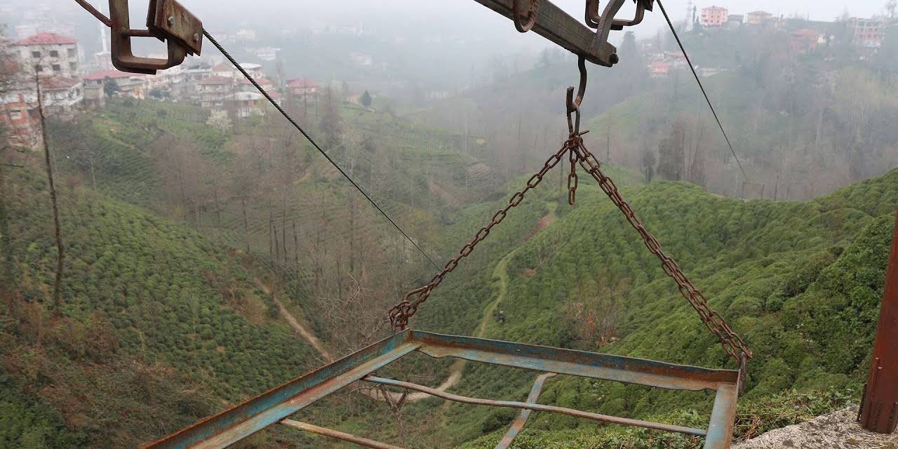 Rize'de ilkel teleferikte akım faciası! 1 kişi hayatını kaybetti
